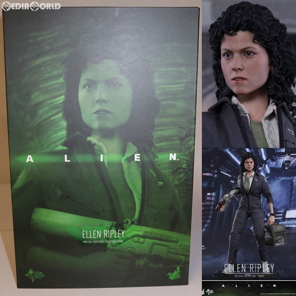 【中古即納】[FIG] ムービー・マスターピース エレン・リプリー エイリアン 1/6 完成品 可動フィギュア(MM#366) ホットトイズ(20171102)