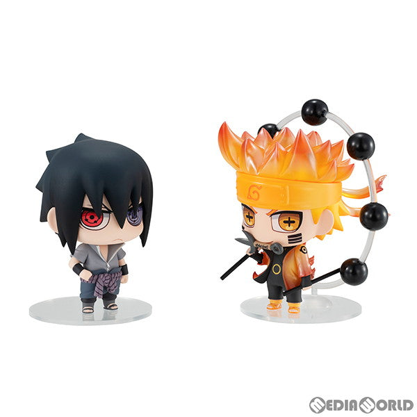 【中古即納】[FIG] ちみメガ バディシリーズ! うずまきナルト&うちはサスケ 忍界大戦セット NARUTO-ナルト- 疾風伝 完成品 フィギュア メガハウス(20200630)