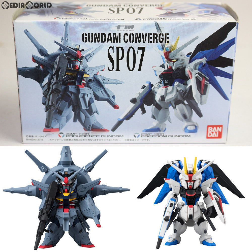 【中古即納】[FIG] (食玩) FW GUNDAM CONVERGE(ガンダムコンバージ) SP07 フリーダムガンダム&プロヴィデンスガンダム 機動戦士ガンダムSEED(シード) フィギュア バンダイ(20160823)