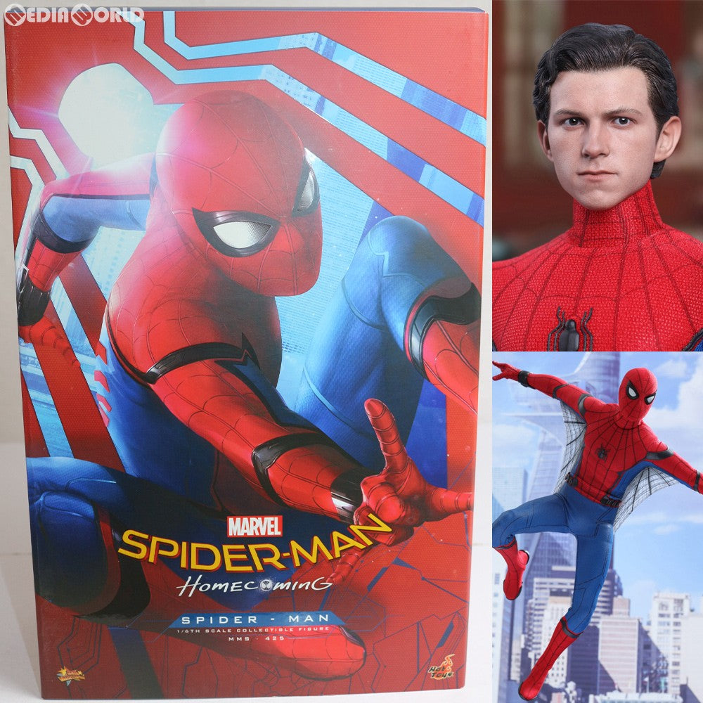 【中古即納】[FIG] ムービー・マスターピース スパイダーマン スパイダーマン:ホームカミング 1/6 完成品 可動フィギュア(MM#425) ホットトイズ(20180427)