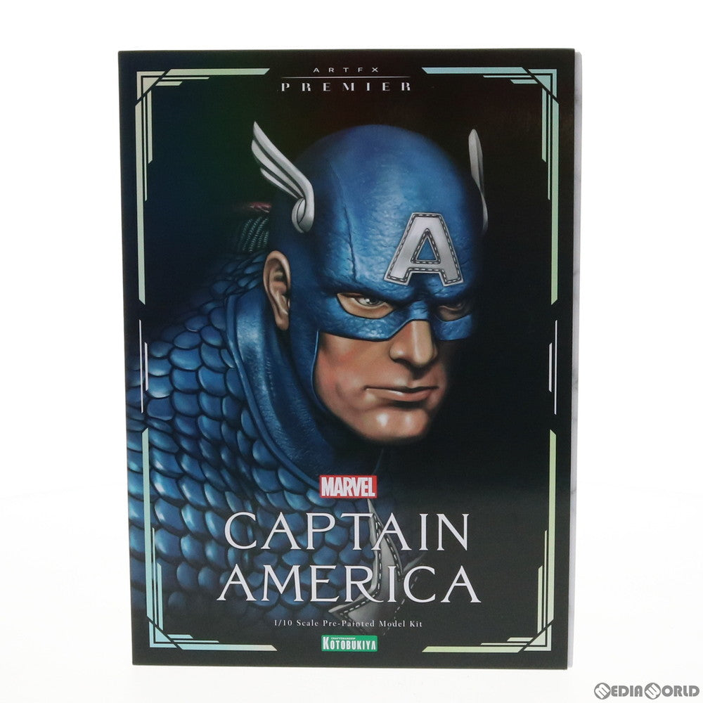 【中古即納】[FIG]ARTFX PREMIER キャプテン・アメリカ MARVEL UNIVERSE(マーベルユニバース) 1/10 簡易組立キット フィギュア(MK282) コトブキヤ(20190731)