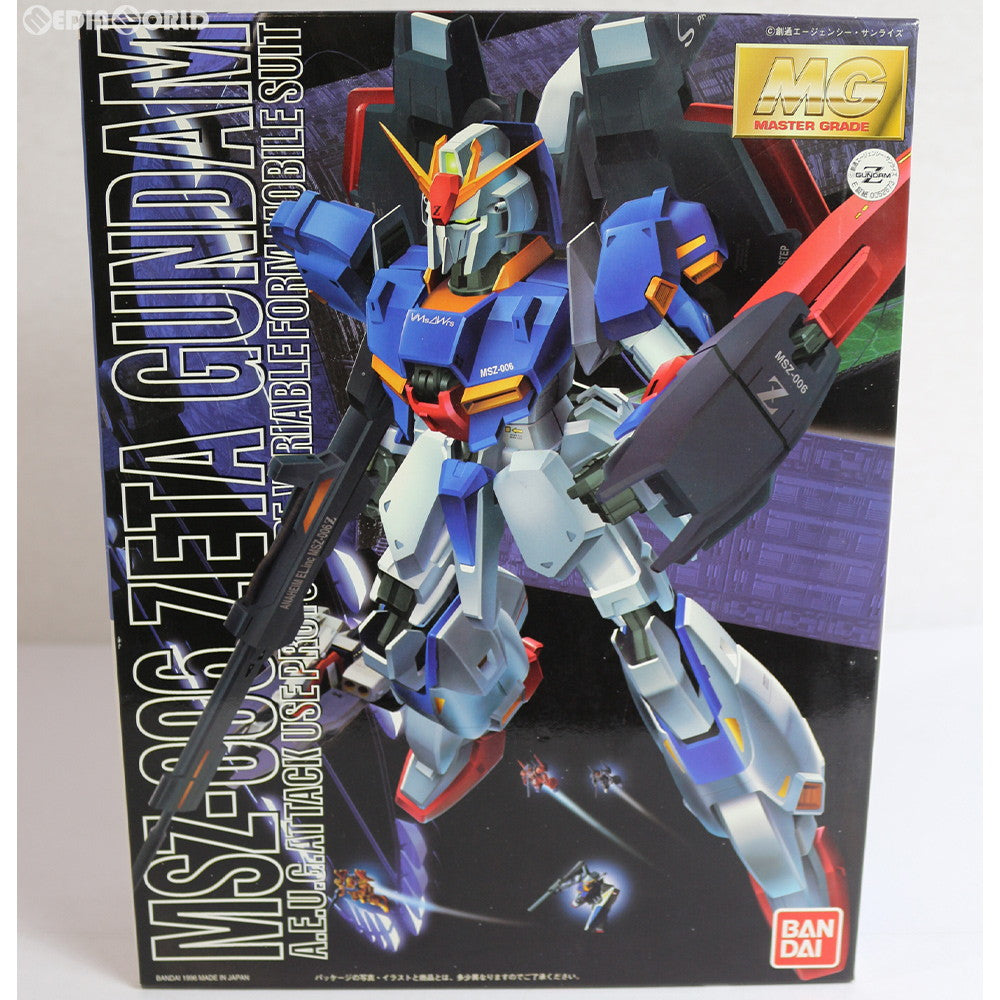 【中古即納】[PTM]MG 1/100 MSZ-006 ゼータガンダム 機動戦士Zガンダム プラモデル(0052673) バンダイ(19960430)