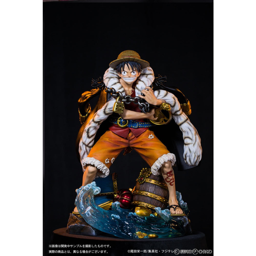 【中古即納】[FIG]ワンピース ログコレクション 大型スタチューシリーズ モンキー・D・ルフィ ONE PIECE 完成品 フィギュア ユニークアートスタジオ(UAS)/プレックス(20190718)