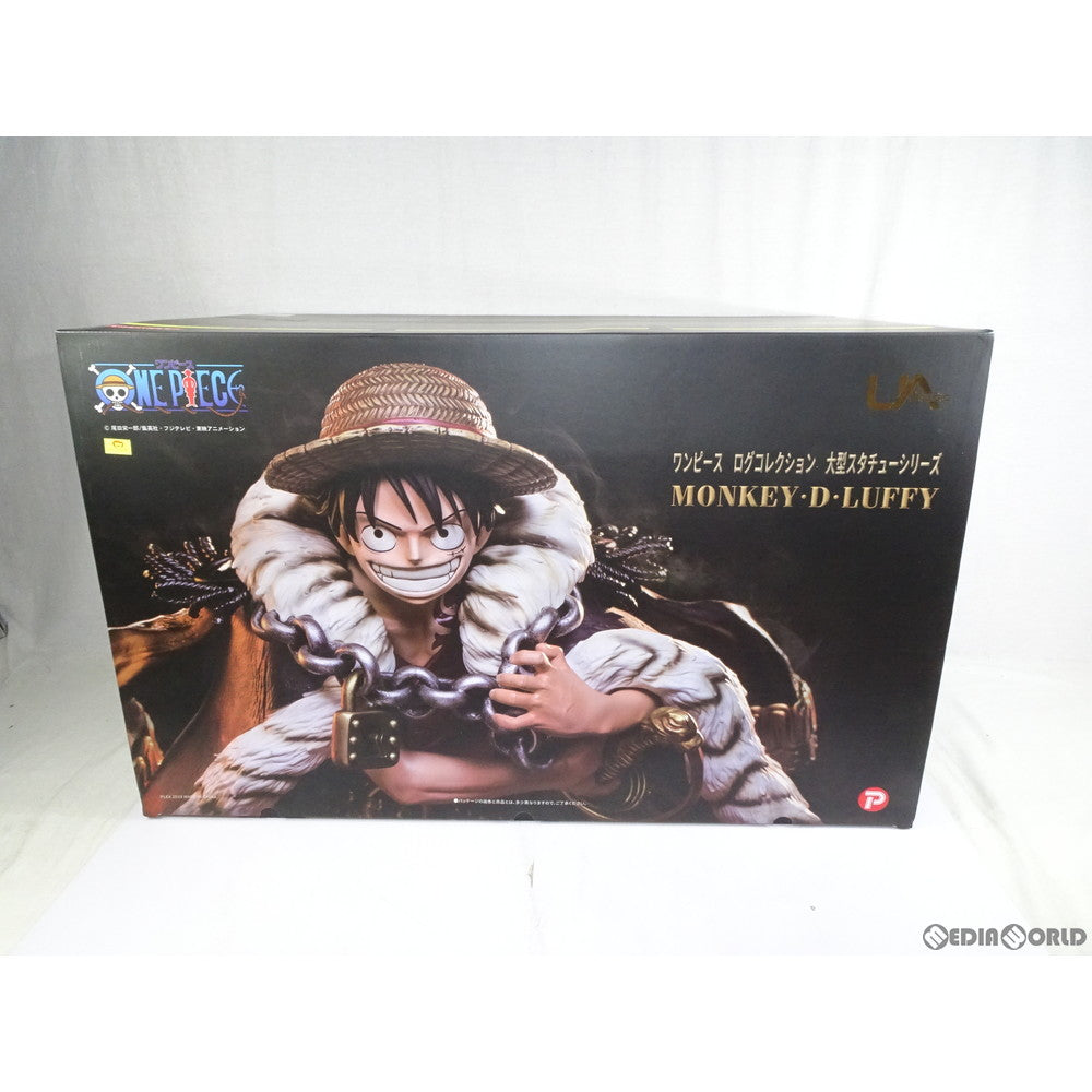 【中古即納】[FIG]ワンピース ログコレクション 大型スタチューシリーズ モンキー・D・ルフィ ONE PIECE 完成品 フィギュア ユニークアートスタジオ(UAS)/プレックス(20190718)