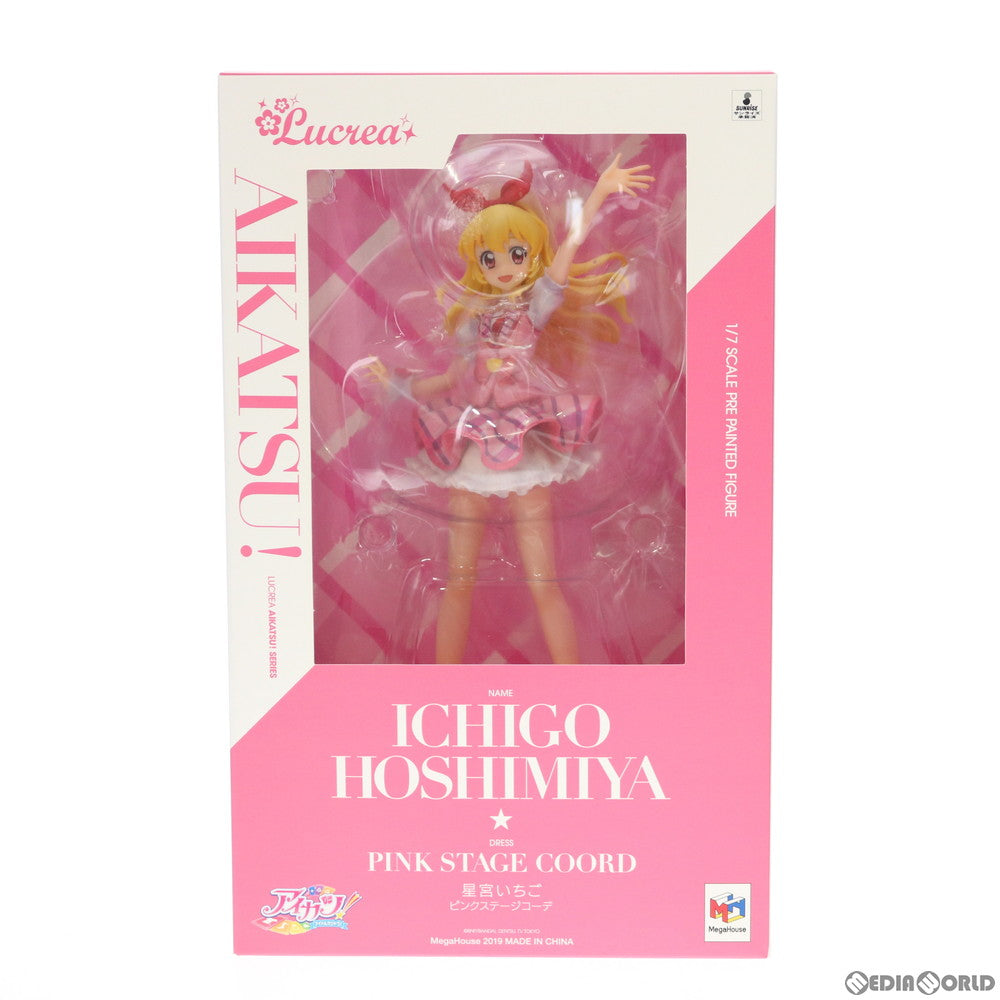 【中古即納】[FIG] Lucrea(ルクリア) 星宮いちご(ほしみやいちご) ピンクステージコーデ アイカツ! 1/7 完成品 フィギュア メガハウス(20190824)
