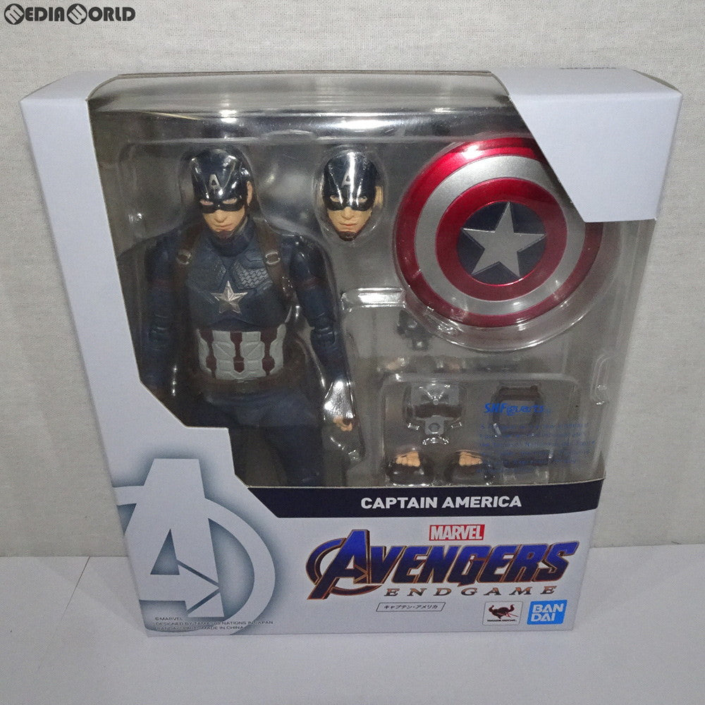 【中古即納】[FIG] S.H.Figuarts(フィギュアーツ) キャプテン・アメリカ(アベンジャーズ/エンドゲーム) 完成品 可動フィギュア バンダイスピリッツ(20190525)
