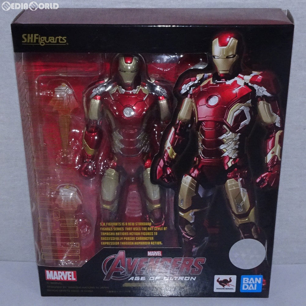 【中古即納】[FIG] (再販) S.H.Figuarts(フィギュアーツ) アイアンマンマーク43 アベンジャーズ/エイジ・オブ・ウルトロン 完成品 可動フィギュア バンダイスピリッツ(20190426)