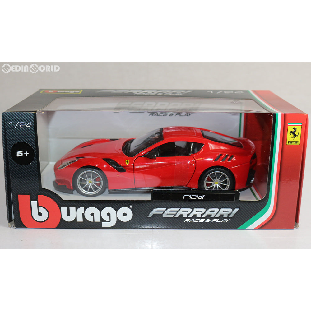 【中古即納】[FIG] 1/24 F12 tdf(レッド) Lace & Play Series(レース&プレイシリーズ) 完成品 ミニカー(18-26021R) Bburago(ブラゴ) (20180831)