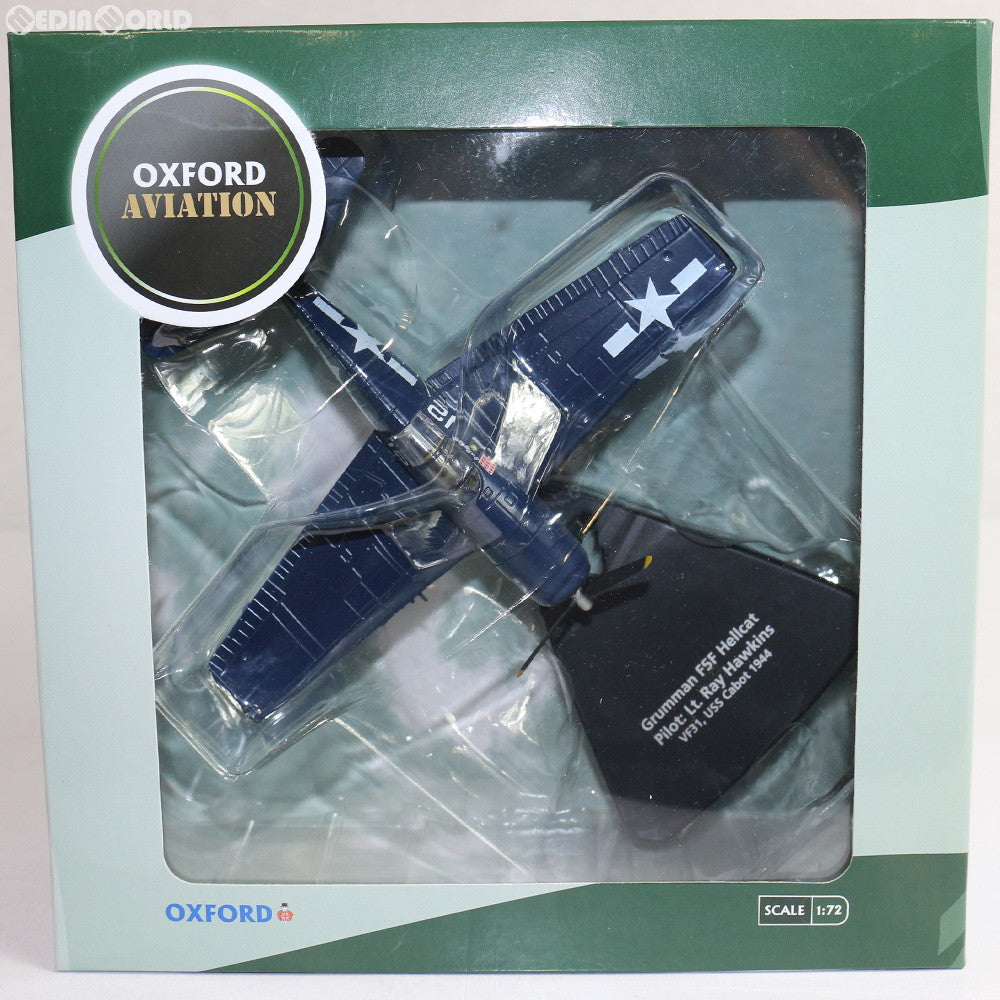 【中古即納】[FIG] 1/72 Grumman(グラマン ヘルキャット) VF31 Lt Ray Hawkins USS Cabot 1944 完成品 飛行機(OXAC078) OXFORD(オックスフォード) (20180331)