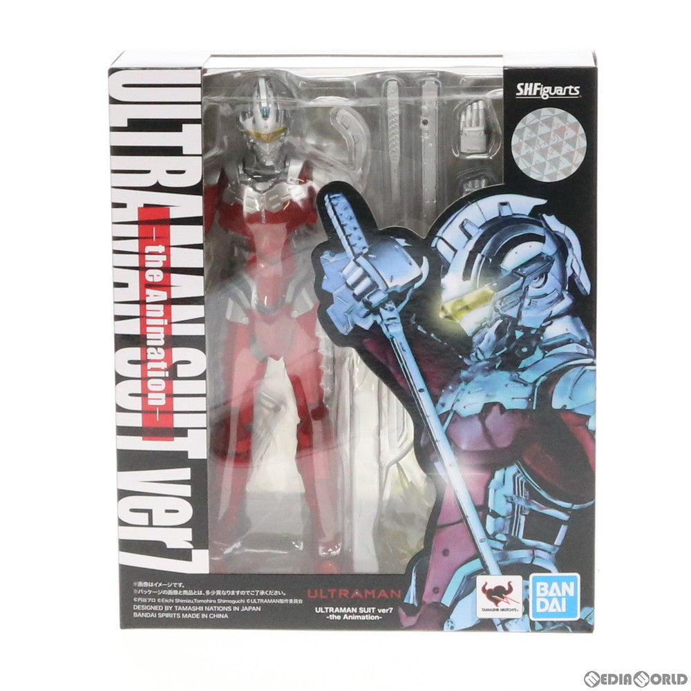 【中古即納】[FIG] S.H.Figuarts(フィギュアーツ) ULTRAMAN SUIT(ウルトラマンスーツ) ver7 -the Animation- 完成品 可動フィギュア バンダイスピリッツ(20190928)