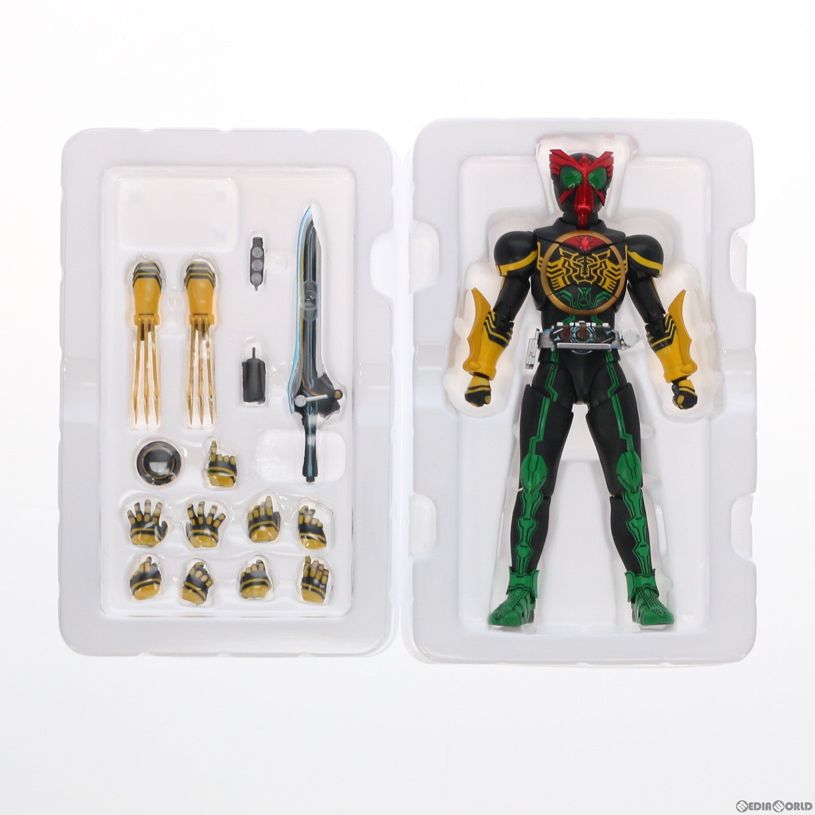 【中古即納】[FIG] S.H.Figuarts(フィギュアーツ) 真骨彫製法 仮面ライダーオーズ タトバ コンボ 仮面ライダーオーズ/OOO 完成品 可動フィギュア バンダイスピリッツ(20190810)