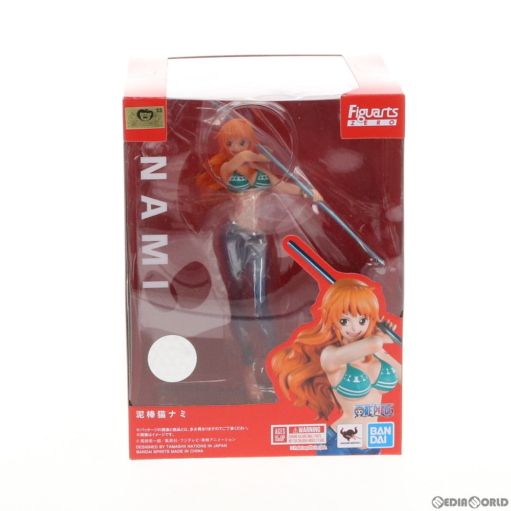 中古即納】[FIG]フィギュアーツZERO 泥棒猫ナミ ONE PIECE(ワンピース) 完成品 フィギュア バンダイスピリッツ