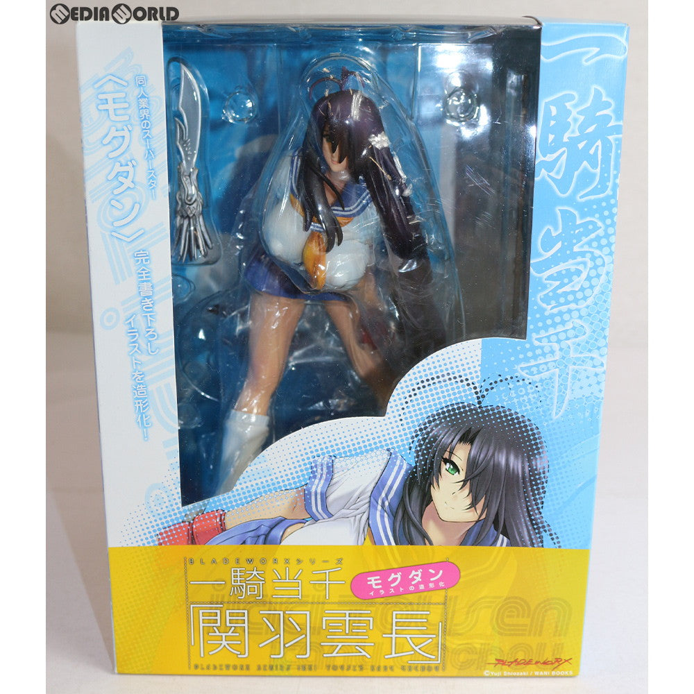 【中古即納】[お得品][箱難あり][FIG]関羽雲長(かんううんちょう) モグダン版 一騎当千 1/7 完成品 フィギュア ユーアート(20080829)