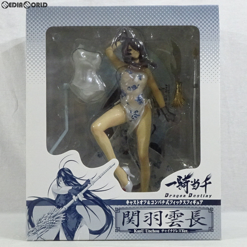 【中古即納】[FIG] 関羽雲長(かんううんちょう) チャイナドレスVer. 流通限定版(白) 一騎当千 Dragon Destiny(ドラゴンディスティニー) 1/7 完成品 フィギュア タキ・コーポレーション(20080627)