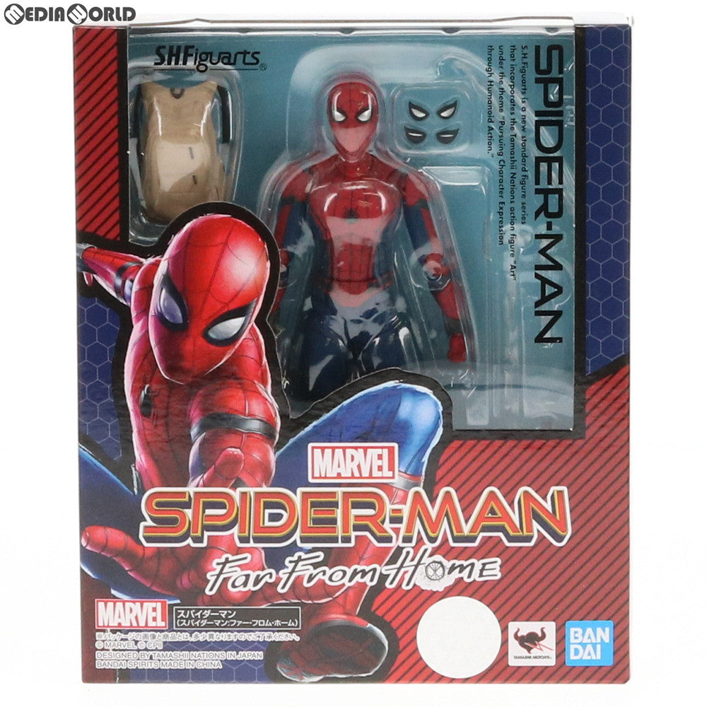 【中古即納】[FIG] S.H.Figuarts(フィギュアーツ) スパイダーマン(スパイダーマン:ファー・フロム・ホーム) 完成品 可動フィギュア バンダイスピリッツ(20190713)