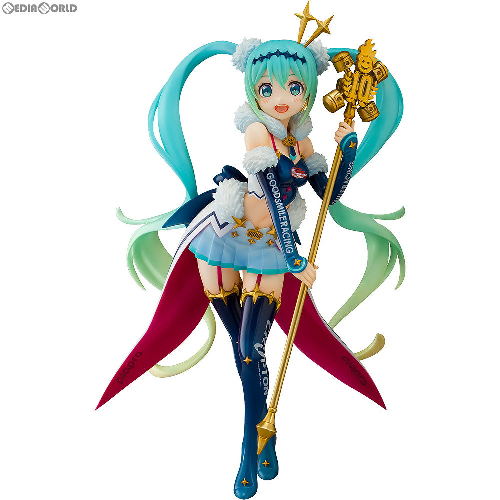【中古即納】[FIG] レーシングミク 2018 Challenging to the TOP(チャレンジング トゥ ザ トップ) 初音ミク GTプロジェクト 1/7 完成品 フィギュア アクアマリン(20191214)