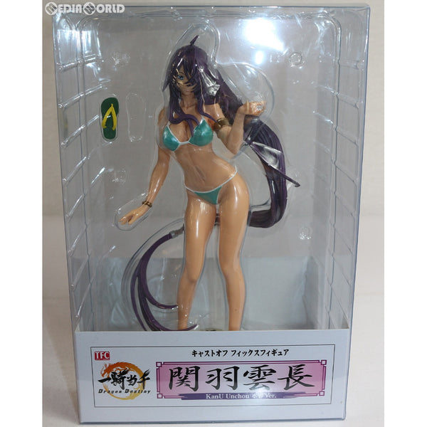 【中古即納】[FIG]TFC 関羽雲長(かんううんちょう) 水着Ver. 一騎当千 Dragon Destiny(ドラゴンディスティニー) 1/7  完成品 フィギュア タキ・コーポレーション(20080628)