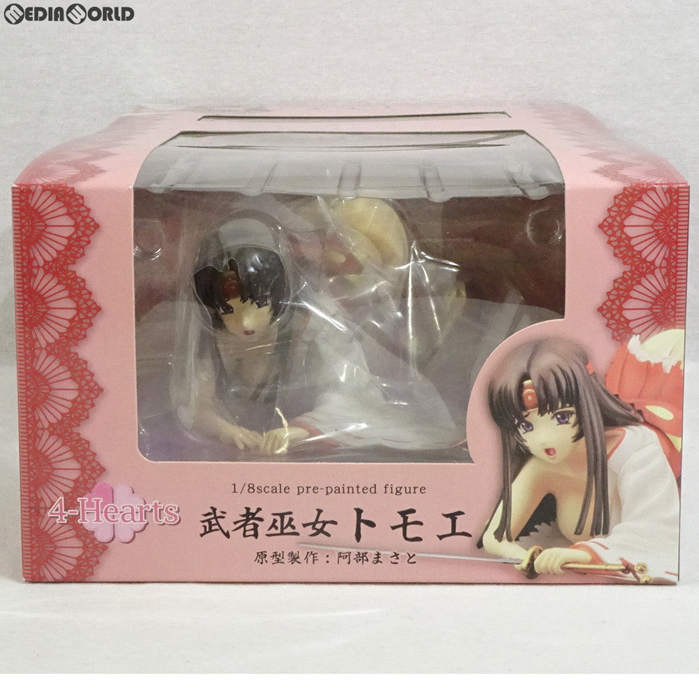 【中古即納】[未開封][FIG]4-Hearts 武者巫女トモエ クイーンズブレイド 1/8 完成品 フィギュア ムービック(20100724)