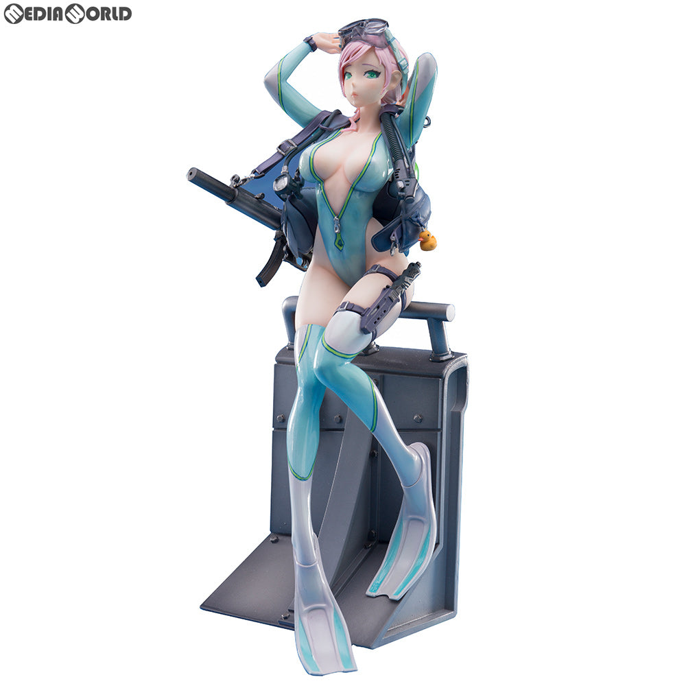 【中古即納】[FIG] アフタースクール アリーナ サードショット オールラウンダー フロッグレディ・エーギル 1/7 完成品 フィギュア(DMF003) ダムトイ(20200522)