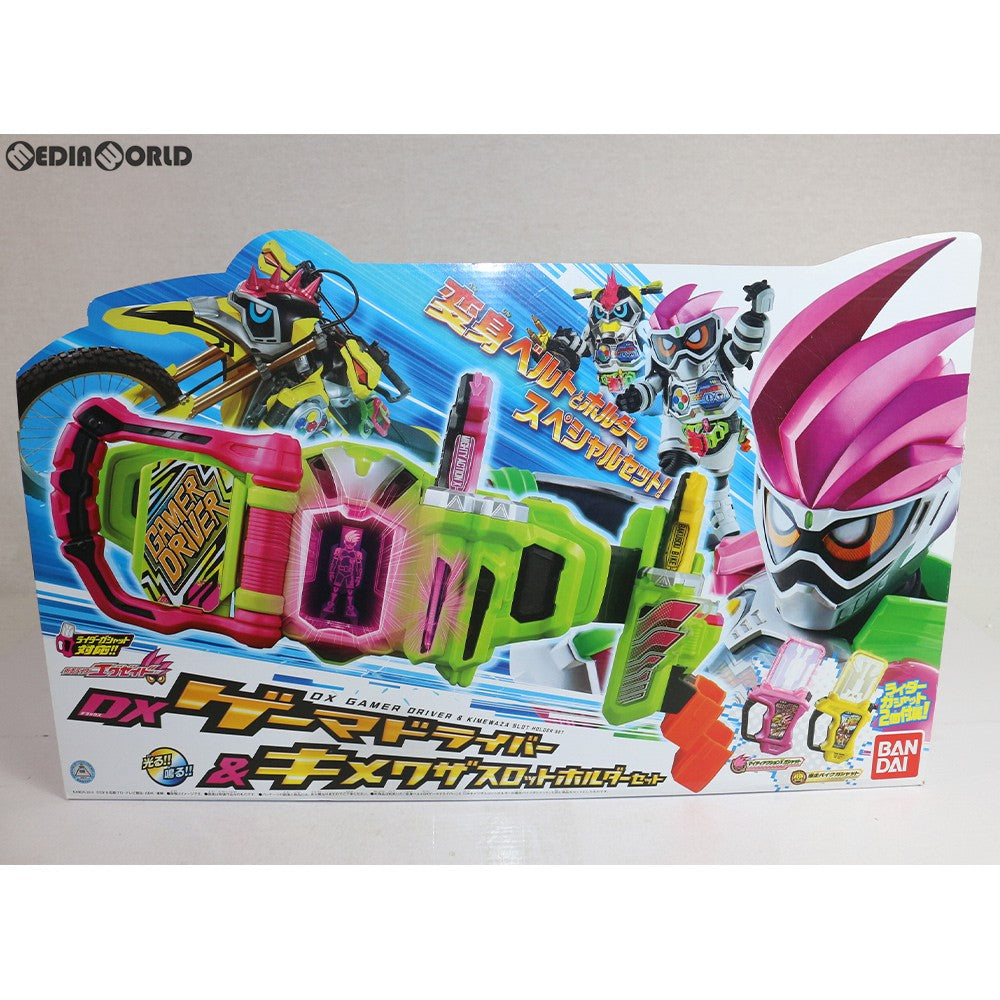 【中古即納】[TOY] DXゲーマドライバー&キメワザスロットホルダーセット 仮面ライダーエグゼイド 完成トイ バンダイ(20161001)