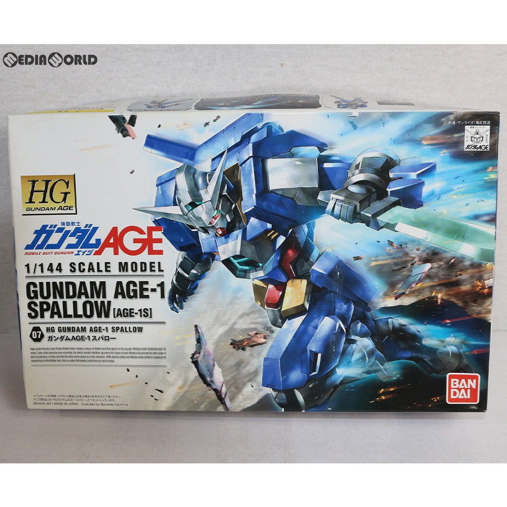 【中古即納】[PTM]HG 1/144 AGE-1S ガンダムAGE-1 スパロー 機動戦士ガンダムAGE(エイジ) プラモデル(0172820) バンダイ(20111231)