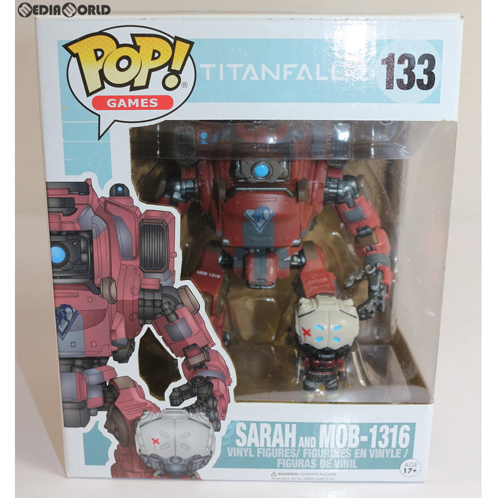 【中古即納】[FIG] POP! GAMES 133 SARAH AND MOB-1316(サラ with タイタン MOB-1316) タイタンフォール2 完成品 フィギュア(海外流通版) FUNKO(ファンコ) (20161231)