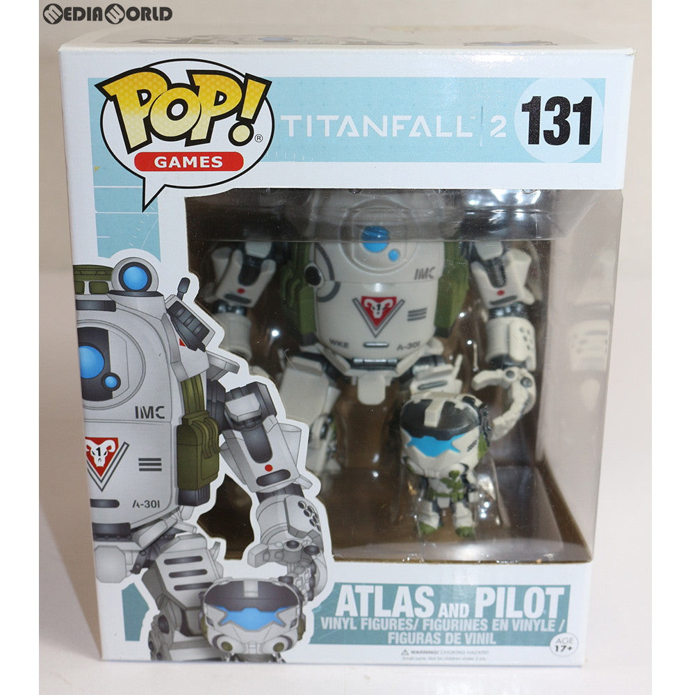 【中古即納】[FIG] GameStop限定 POP! GAMES 131 ATLAS AND PILOT(アトラス with パイロット) タイタンフォール2 完成品 フィギュア FUNKO(ファンコ) (20161231)