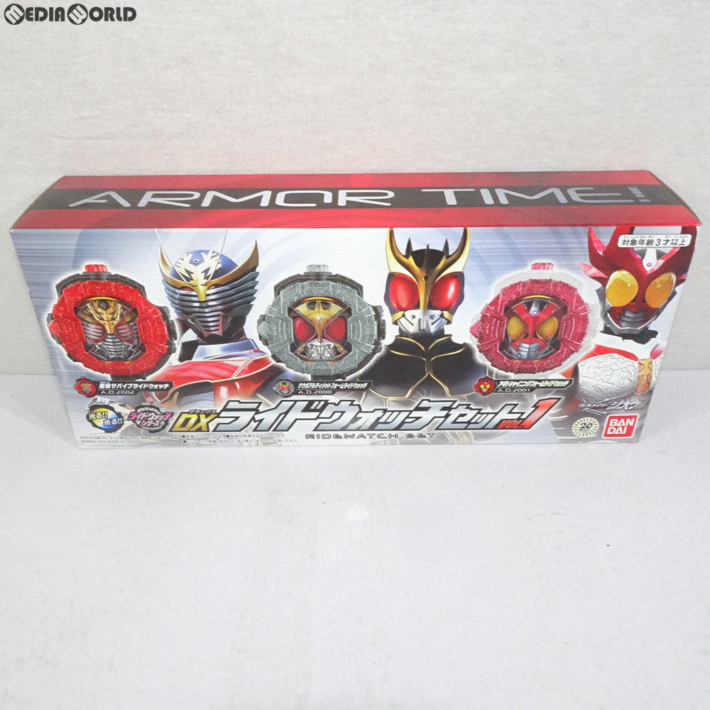 【中古即納】[TOY] プレミアムバンダイ限定 DXライドウォッチセットVOL.1 仮面ライダージオウ 完成トイ バンダイ(20190620)