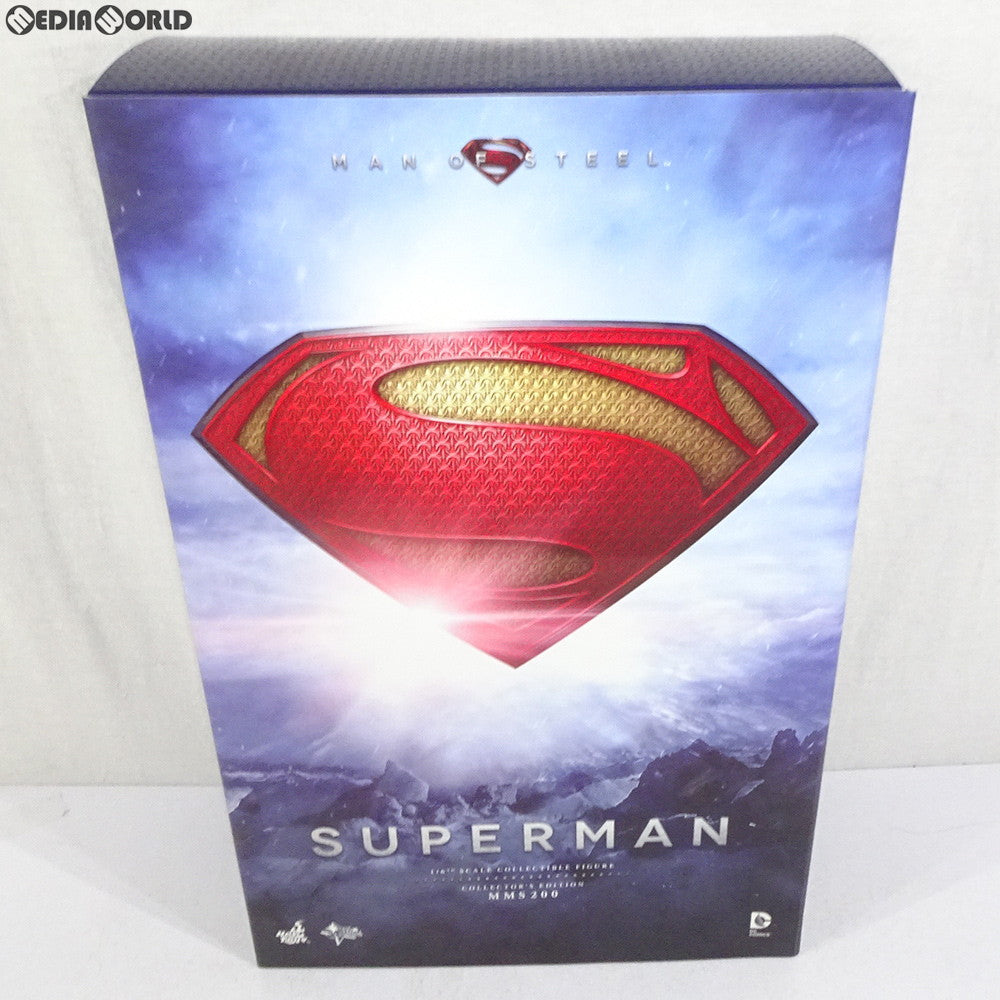 【中古即納】[FIG] ムービー・マスターピース スーパーマン マン・オブ・スティール 1/6 完成品 可動フィギュア(MM#200) ホットトイズ(20140125)