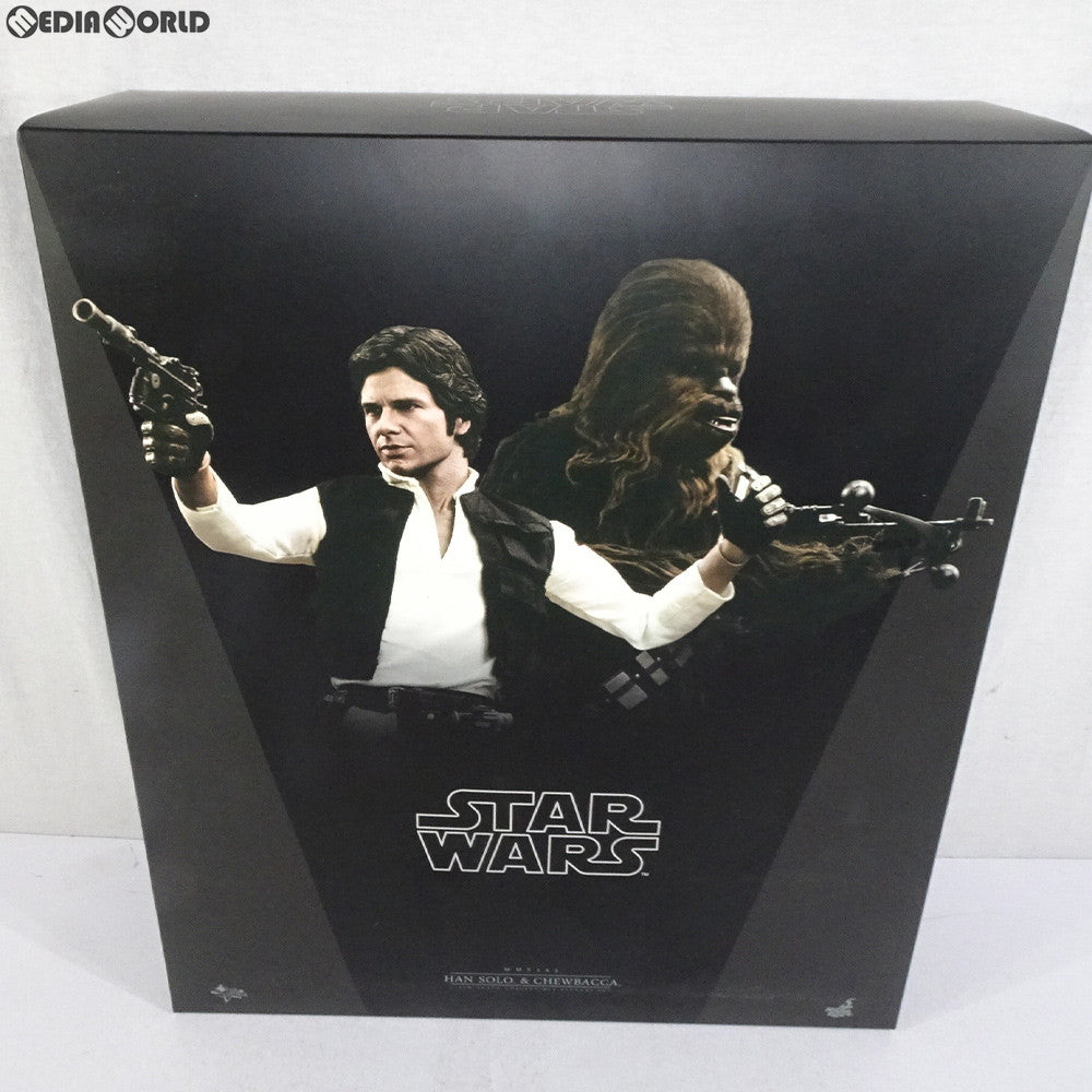 【中古即納】[FIG] トイサピエンス限定 ムービー・マスターピース ハン・ソロ&チューバッカ(2体セット) [ボーナスアクセサリー付き] STAR WARS エピソード4 1/6 可動フィギュア ホットトイズ(20150930)
