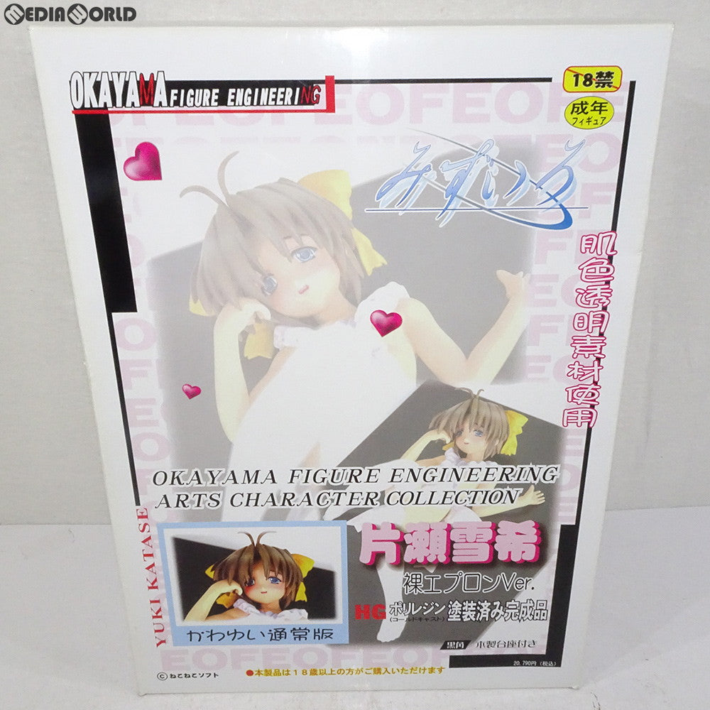 【中古即納】[FIG]片瀬雪希(かたせゆき) 裸エプロンVer. みずいろ 1/5 完成品 フィギュア 岡山フィギュア・エンジニアリング(20111103)