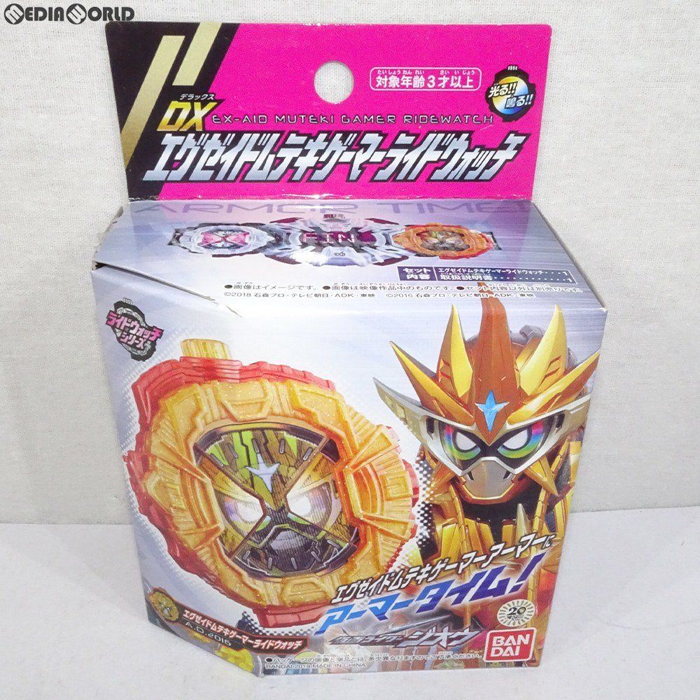 【中古即納】[TOY] DXエグゼイドムテキゲーマーライドウォッチ 仮面ライダージオウ 完成トイ バンダイ(20190119)