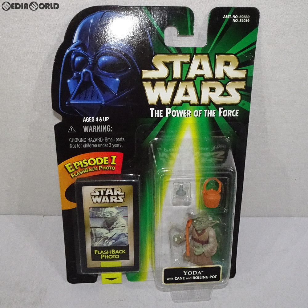 【中古即納】[FIG] The Power Of The Force スター・ウォーズ ベーシックフィギュア ヨーダ ルーティッドヘア STAR WARS 完成品 可動フィギュア(84039) ハズブロージャパン(19981231)