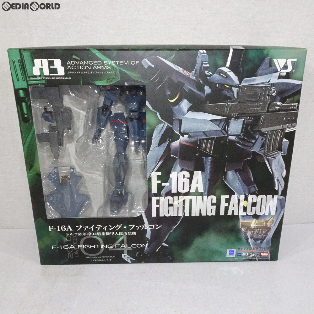 【中古即納】[FIG] A3メカアクションフィギュアシリーズ F-16A ファイティング・ファルコン トルコ陸軍 マブラヴ オルタネイティヴ 完成品 可動フィギュア ボークスショップ限定 ボークス(20100620)