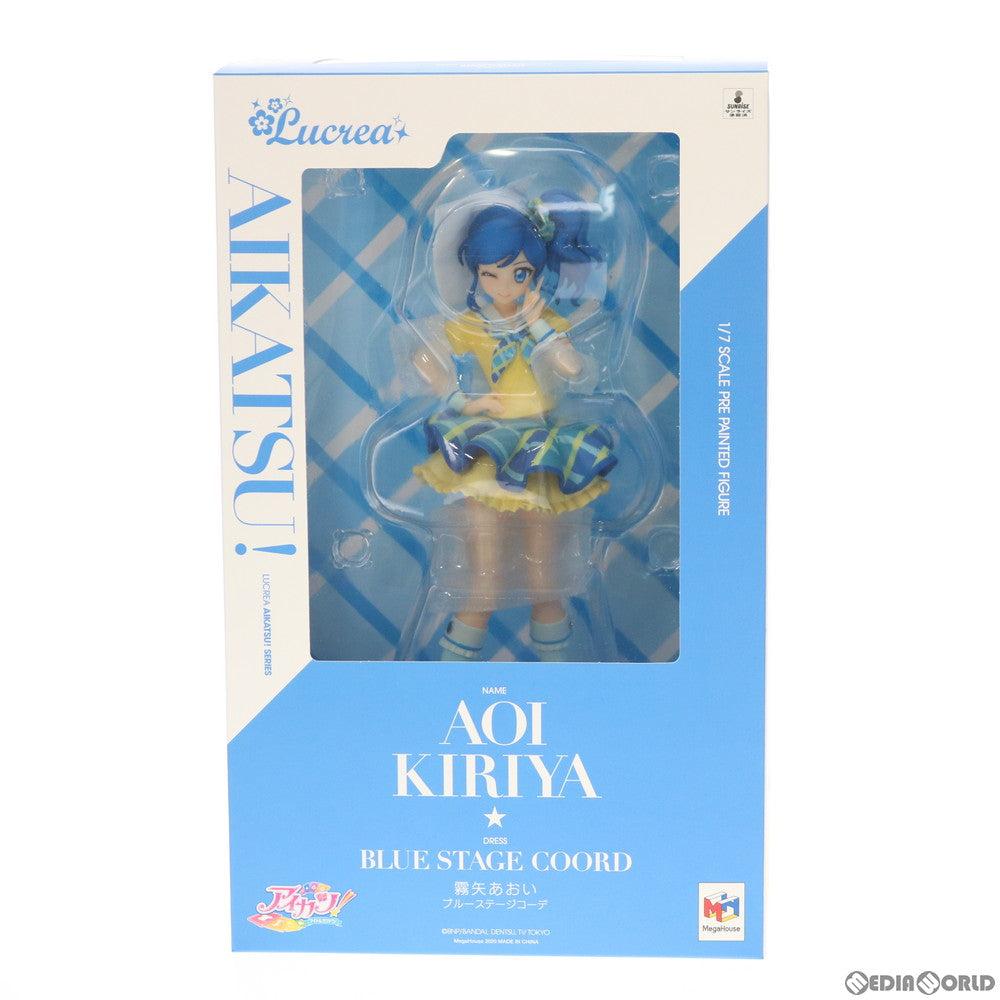【中古即納】[FIG] Lucrea(ルクリア) 霧矢あおい(きりやあおい) ブルーステージコーデ アイカツ! 1/7 完成品 フィギュア メガハウス(20200429)