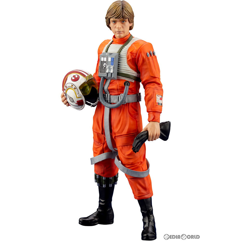 【中古即納】[FIG]ARTFX+ ルーク・スカイウォーカー X-WINGパイロット STAR WARS(スター・ウォーズ) エピソード4/新たなる希望 1/10 簡易組立キット フィギュア(SW163) コトブキヤ(20200701)