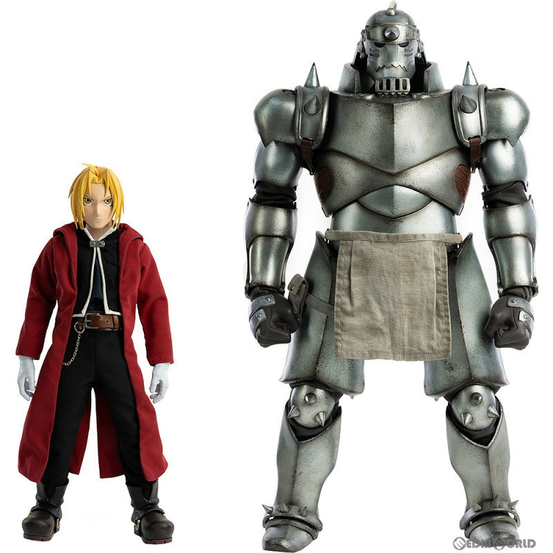 【中古即納】[FIG] EDWARD ELRIC + ALPHONSE ELRIC TWIN-PACK(エドワード・エルリック+アルフォンス・エルリック ツイン・パック) 鋼の錬金術師 1/6 可動フィギュア threezero(スリーゼロ) (20200606)