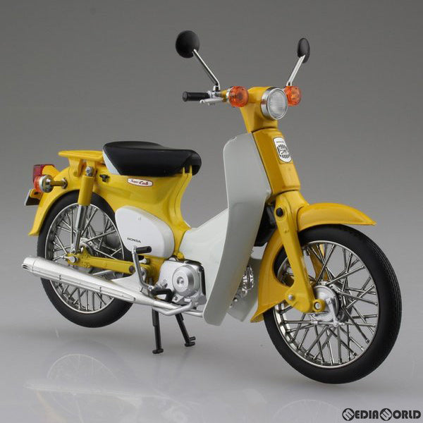 【中古即納】[FIG] 1/12 完成品バイク Honda(ホンダ) スーパーカブ50 イエロー ミニカー オンラインショップ・各イベント限定(106396) スカイネット(アオシマ) (20190729)