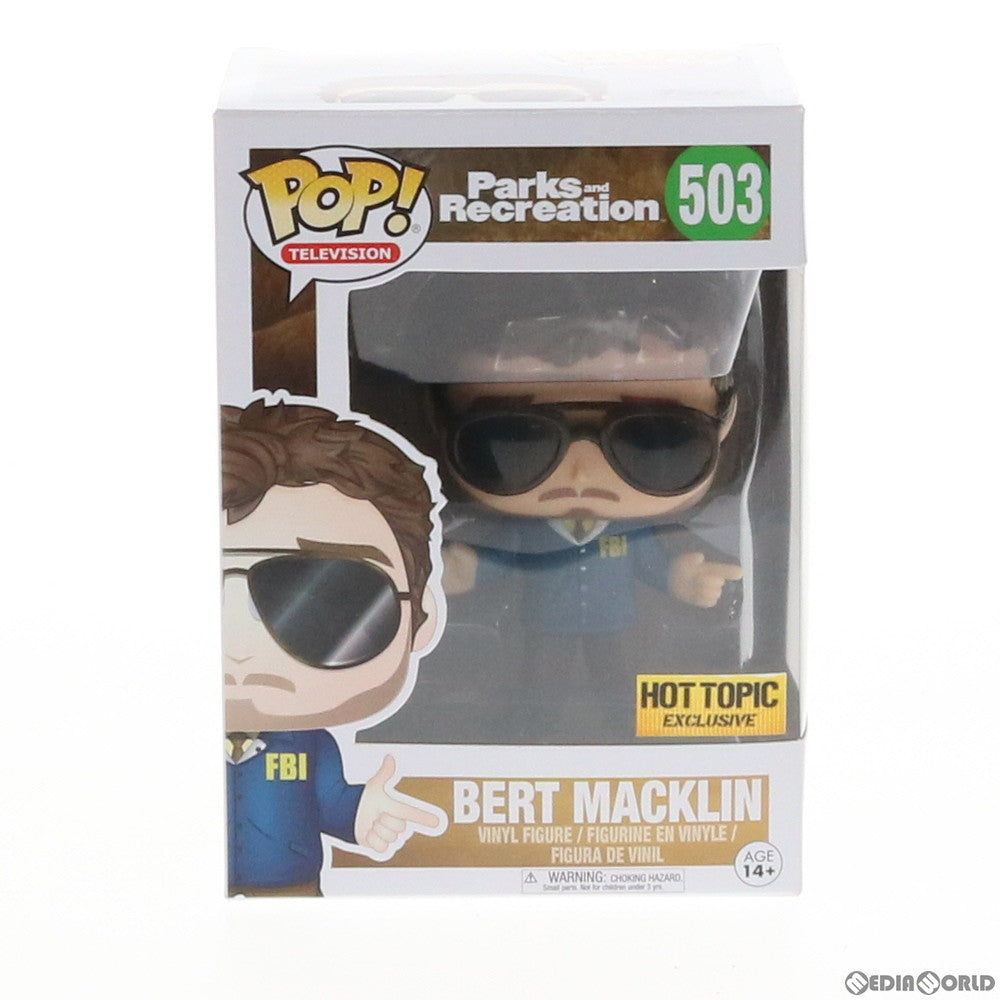 【中古即納】[FIG] POP! TELEVISION 503 アンディ・ドワイヤー(as Bert Macklin) (Hot Topic Exclusive) パークス・アンド・レクリエーション 完成品 フィギュア FUNKO(ファンコ) (20171231)