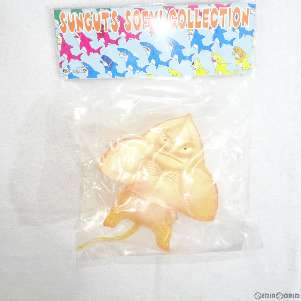 【中古即納】[FIG] 百鬼夜行シリーズ アカエイ ORANGE GOST Ver.(クリアオレンジ×黒ラメ) 完成品 ソフビフィギュア サンガッツ本舗(20160514)