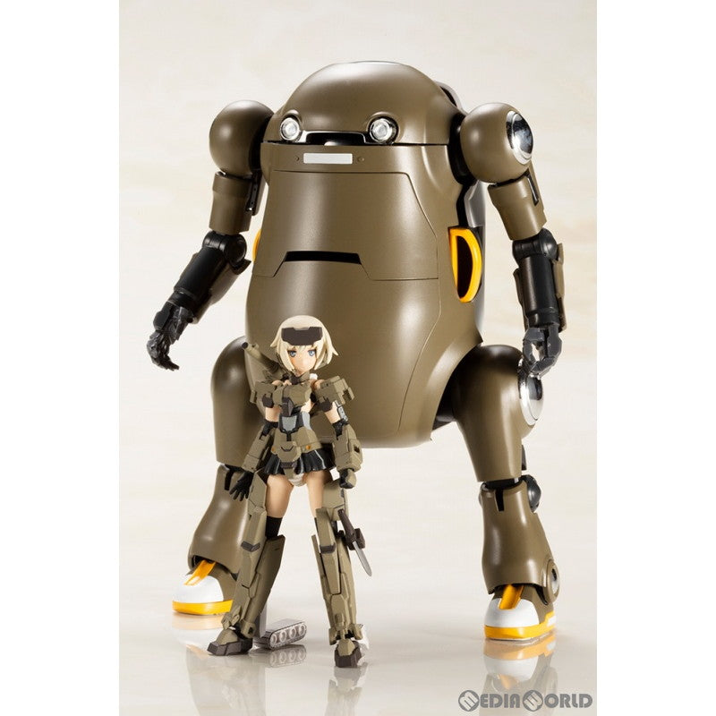 【中古即納】[PTM]フレームアームズ・ガール ハンドスケール 轟雷 with 20 メカトロウィーゴ ちゃいろ プラモデル(FG074) コトブキヤ(20200627)