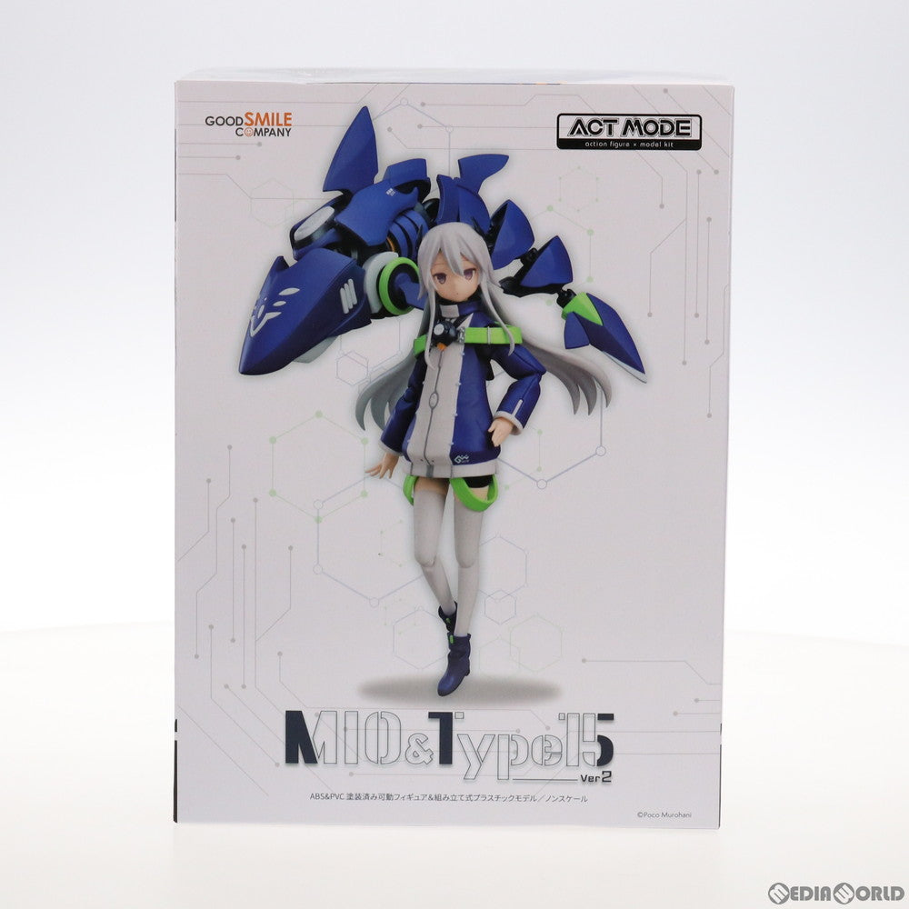 【中古即納】[FIG] ACT MODE ミオ&Type15 Ver2 NAVY FIELD 152 完成品 可動フィギュア プラモデル  グッドスマイルカンパニー(20200809)