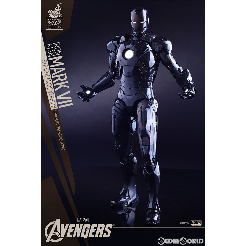【中古即納】[FIG] ムービー・マスターピース アイアンマン・マーク7(ステルス版) アベンジャーズ 1/6 完成品 可動フィギュア(MMS#282) アベンジャーズ200%ホットトイズ限定 ホットトイズ(20150704)