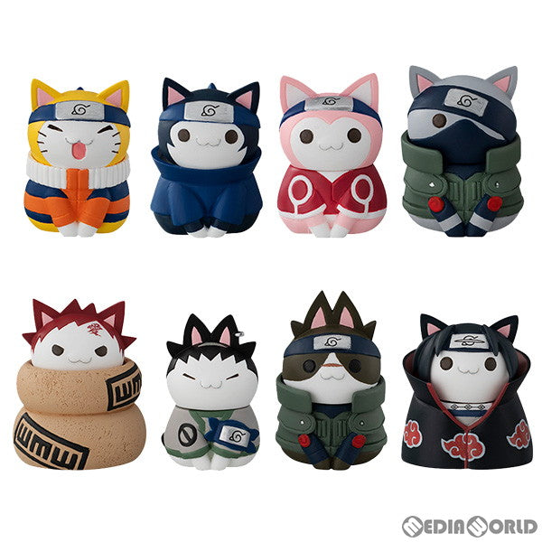 【新品即納】[BOX][FIG] (再販) ニャルト! 木ノ葉の愉快なニャンコたち編 NARUTO-ナルト- フィギュア(8個) メガハウス(20200530)