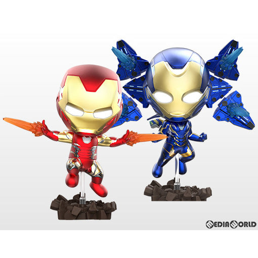 【中古即納】[FIG] コスベイビー サイズS アイアンマン・マーク85&レスキュー(飛行版) 2体セット アベンジャーズ/エンドゲーム 完成品 フィギュア(COS#650) ホットトイズ(20191029)
