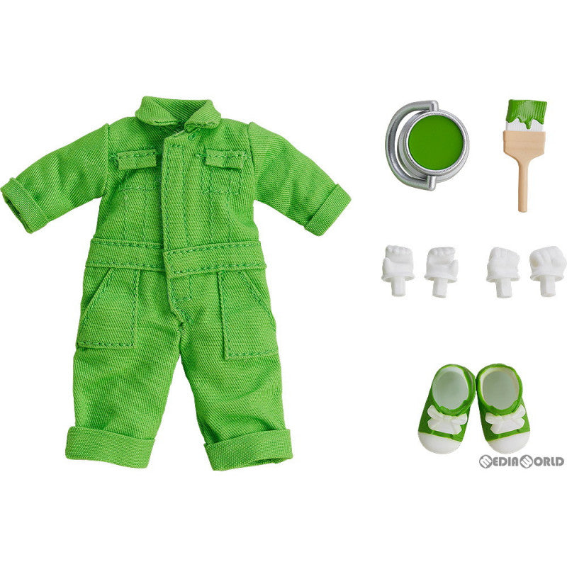 【中古即納】[FIG] ねんどろいどどーる おようふくセット(カラフルつなぎ:きみどり) フィギュア用アクセサリ グッドスマイルカンパニー(20200828)