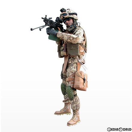 【中古即納】[FIG] ホットトイズ・ミリタリー U.S.M.C. Three Infantry Battalions in Fallujah M249 SAW Gunner 1/6 完成品 可動フィギュア(M/SF/070820) ホットトイズ(20070831)