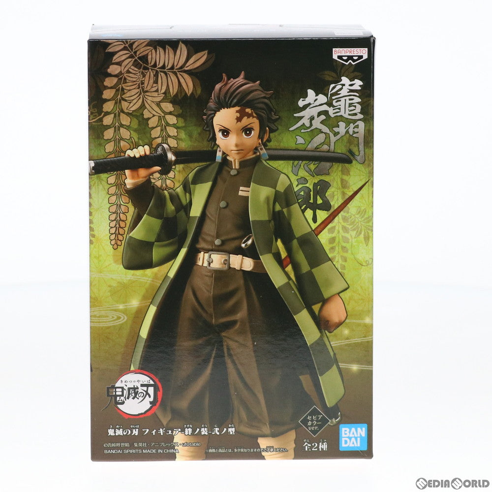 【中古即納】[FIG]竈門炭治郎(かまどたんじろう) セピアカラーver. 鬼滅の刃 フィギュア-絆ノ装-弐ノ型 プライズ バンプレスト(20190810)