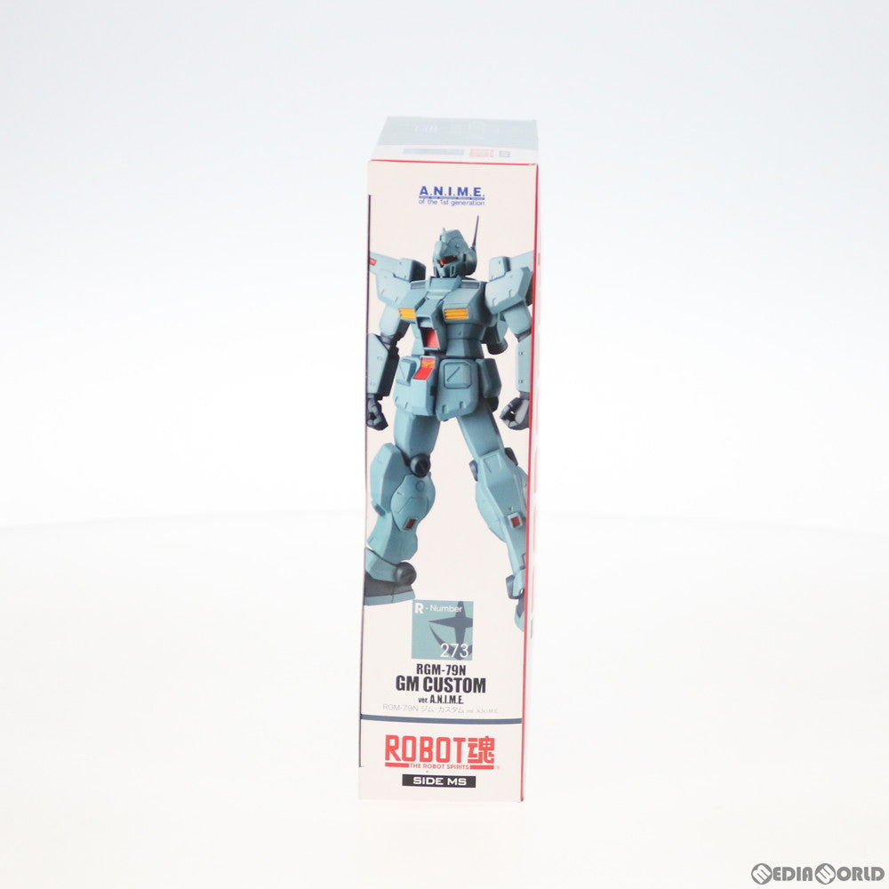 【新品即納】[FIG] ROBOT魂(SIDE MS) RGM-79N ジム・カスタム ver. A.N.I.M.E. 機動戦士ガンダム 0083 STARDUST MEMORY 完成品 可動フィギュア バンダイスピリッツ(20220429)
