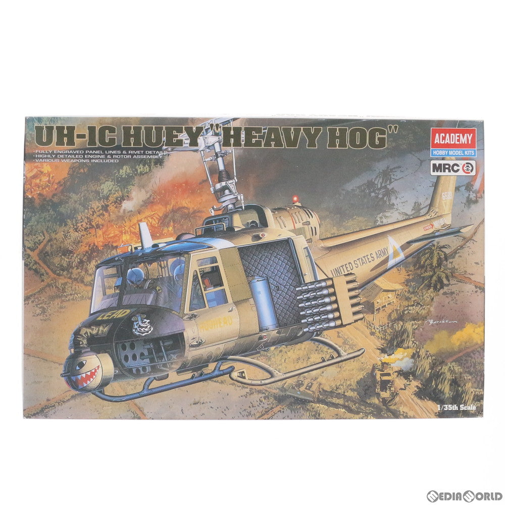 【中古即納】[PTM] 1/35 UH-1C HUEY HEAVY HOG(ヒューイ ヘビーホッグ) プラモデル(AM2199) アカデミー(20100530)